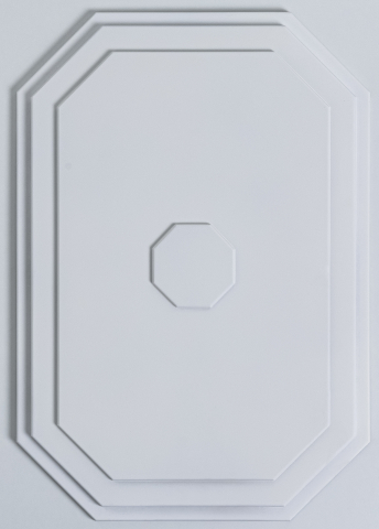 Profile decorative de interior - Rozeta tavan poliuretan R327 445x640 mm