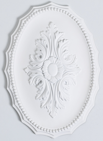 Rozete de interior din poliuretan pentru tavan - Rozeta tavan poliuretan R371 305x435 mm