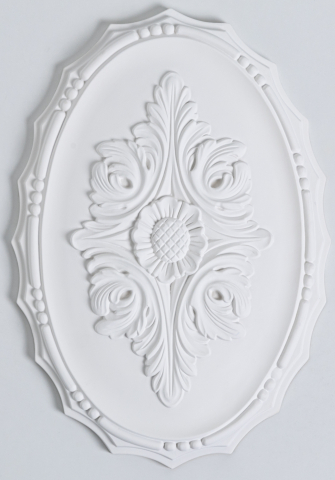 Rozete de interior din poliuretan pentru tavan - Rozeta tavan poliuretan R4018 310x440 mm