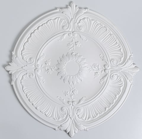 Profile decorative de interior - Rozeta tavan R120 din poliuretan diametru 770 mm