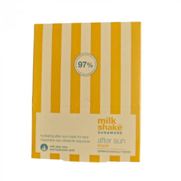 Masca faciala dupa expunere la soare, Milk_shake - Single use after sun relief mask, Sun & More, 6 bucati, 117 ml [1]