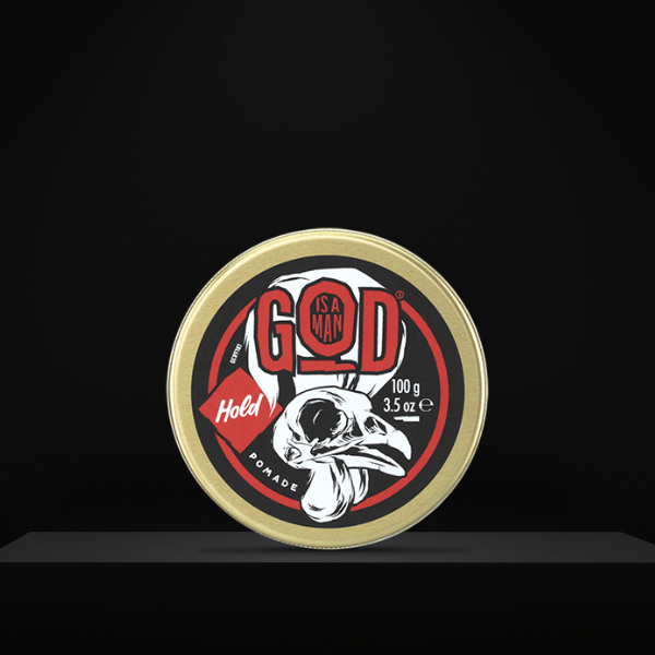 Pomada cu fixare medie, god is a man, Hold Pomade, 100 gr [2]