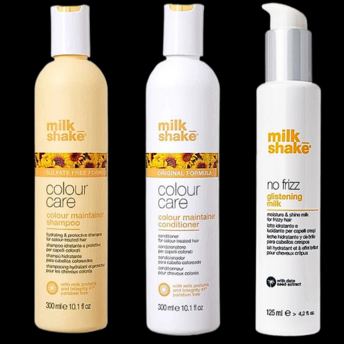 Set 3 produse - Ingrijire par vopsit, Sampon 300 ml, Balsam 300 ml, Spray anti-frizz 125 ml, Colour Care Milk_shake [1]