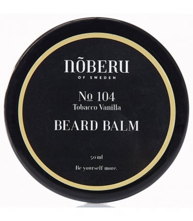 Balsam pentru barba - Balsam ingrijire si hidratare barba, Noberu of Sweden - Beard balm tobacco vanilla No. 104, 50 ml