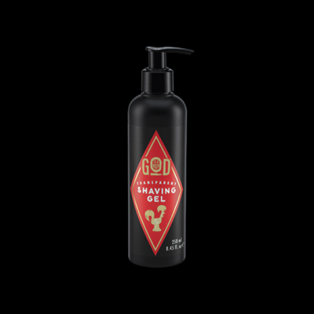 Pentru EL - Gel transparent barbierit, Transparent Shaving Gel, 250 ml, God is a man