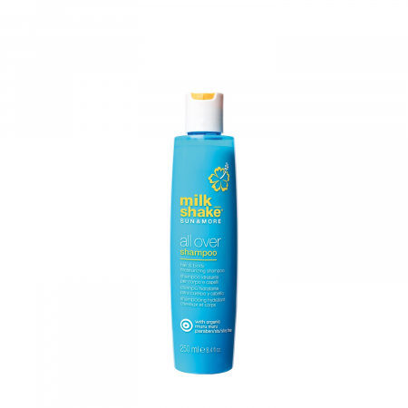 Crema pentru corp - Sampon hidratant pentru par si corp, Milk Shake Sun - & More all over shampoo, 250 ML