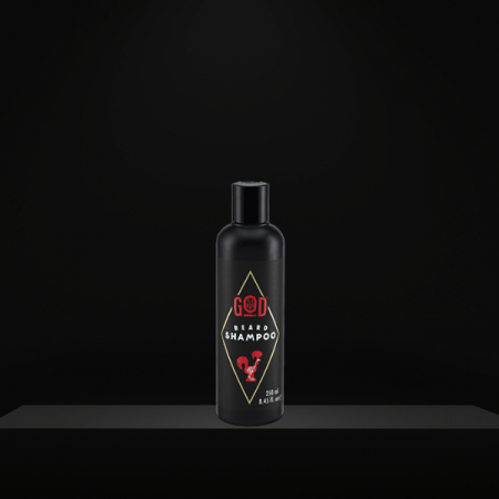 Sampon pentru barba, Beard Shampoo, 250 ml, God is a man [1]