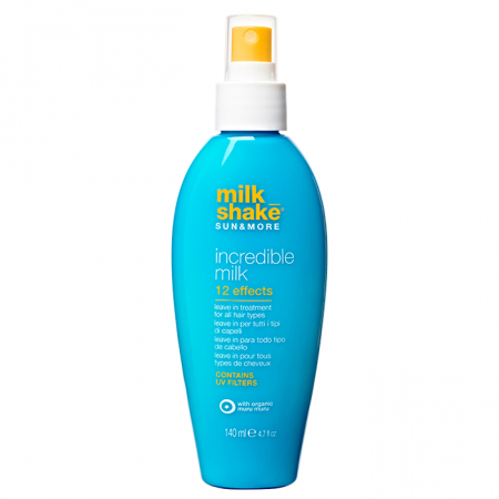 Ser, Lotiuni, Creme protectoare par - Tratament pentru par cu 12 beneficii, Milk_Shake Sun & More Incredible Milk, 140 ml
