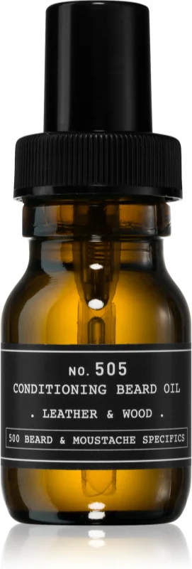 Pentru EL - Ulei pentru barba, Depot No. 505 Conditioning Beard Oil Leather & Wood, 30 ml
