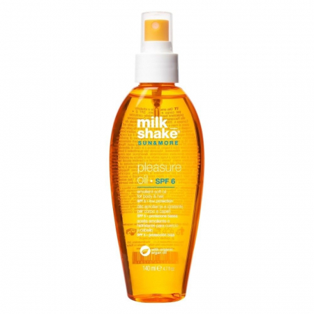 Ulei pentru par - Ulei pentru corp si par, Milk_Shake Sun & More pleasure oil SPF6, 140 ml