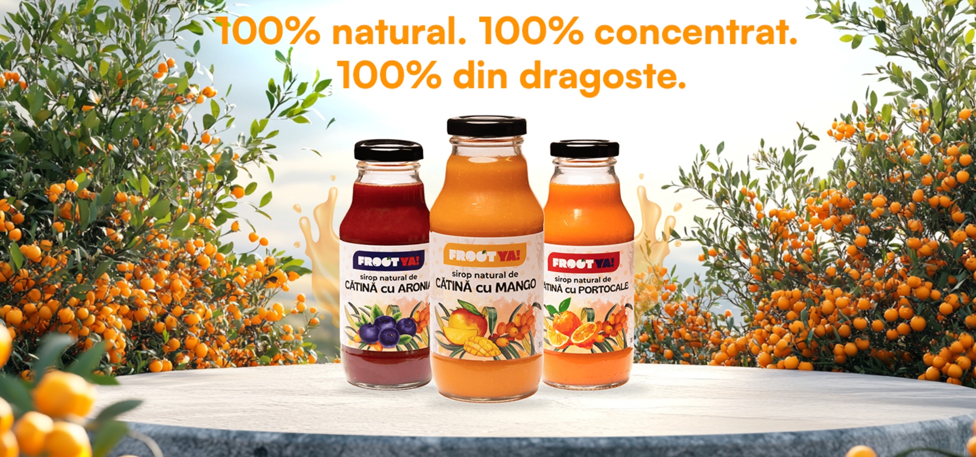 Sirop RAW 100% natural de la Frootya