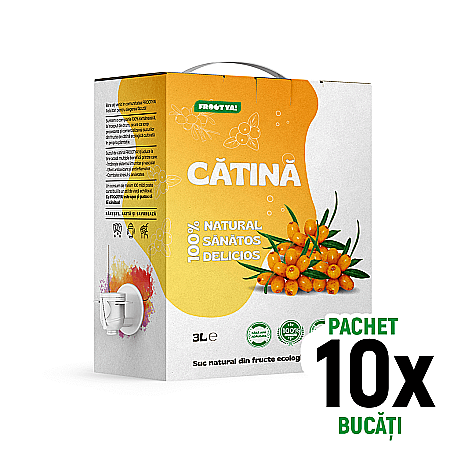10 x suc de Cătină 100% natural - Pachet PROMO 30L