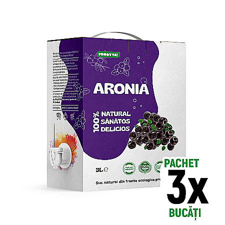 -15% - 3 x Suc de Aronia Natural 3L