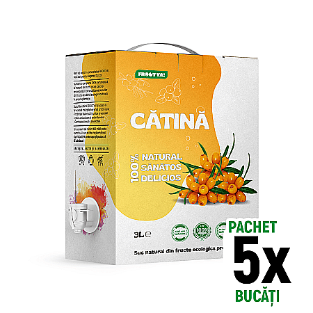 5 x Suc de Cătină - Pachet PROMO 15L