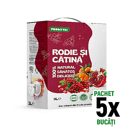 -30% - 5 x Suc de rodie și cătină – Pachet PROMO 15L