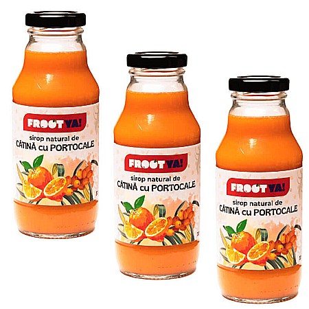 3x sirop de cătină cu portocale