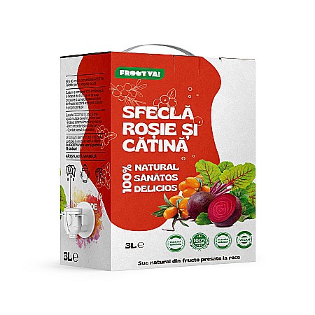 -5% - Suc cu sfeclă roșie și cătină