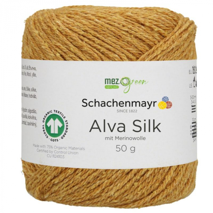 Fir cu lana si matase de tricotat si crosetat Alva Silk [1]