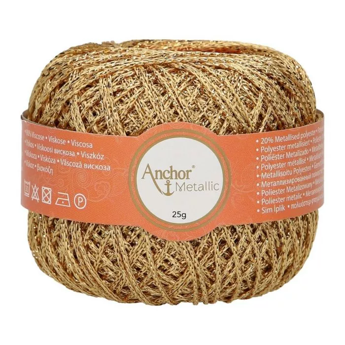 Anchor - Fir cu vascoza de crosetat Anchor Artiste Metalic