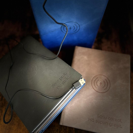 #agendawireless - Agendă Scriu corect, mă supun greșit Bej