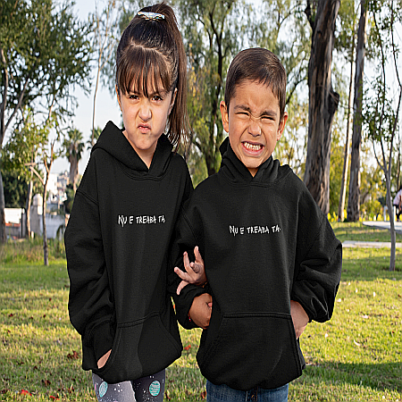 #copiimiștohanorace - Hanorac copii Nu e treaba ta