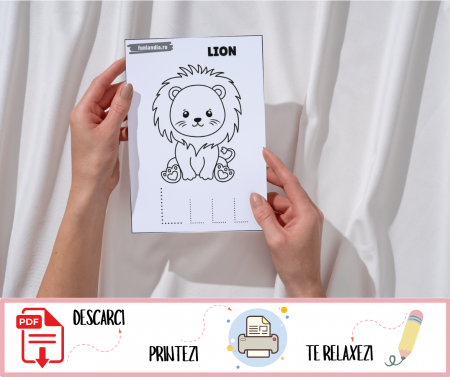 Fișe de colorat animăluțe (PDF) - ALFABETUL [1]