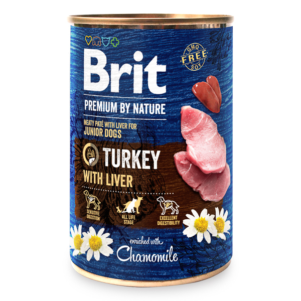 Brit Premium by Nature Turkey with Liver 400 g conserva [1]