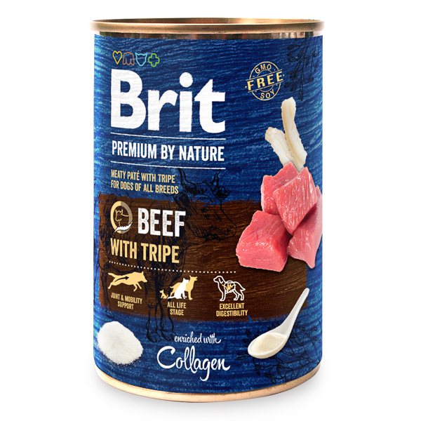 Brit Premium by Nature Beef with Tripes 400 g conserva [1]