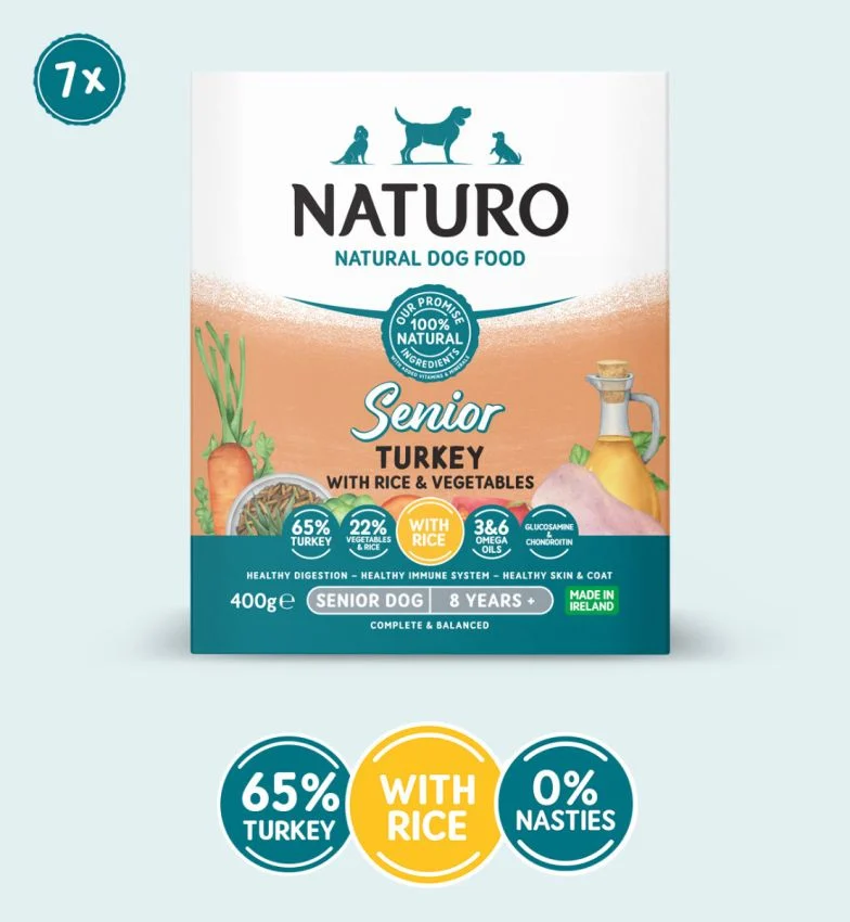 Caserola Naturo Senior cu Carne de Curcan, Orez si Legume 400g [2]