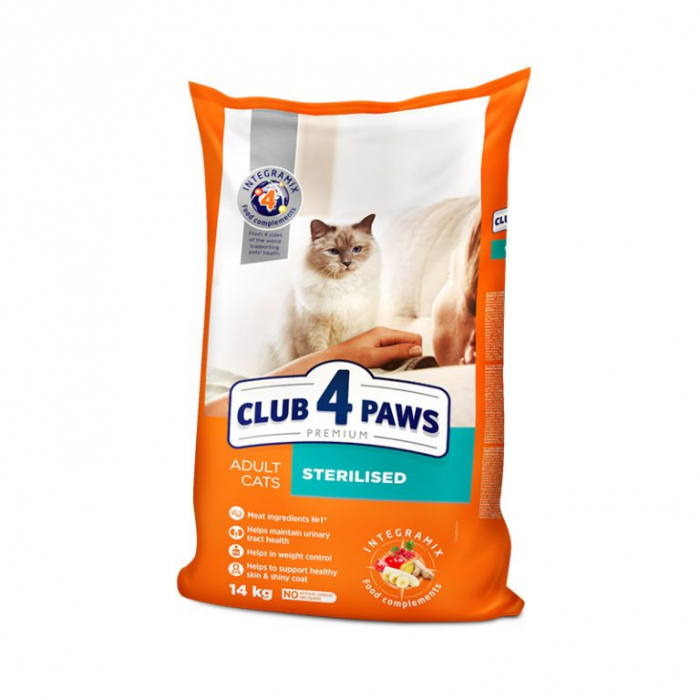 CLUB 4 PAWS CAT ADULT SERILISED CU PUI 14Kg [1]