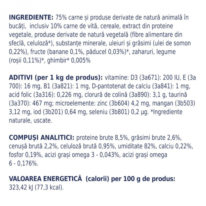 CLUB 4 PAWS CAT PLIC CU VITĂ ÎN JELEU 100g [3]