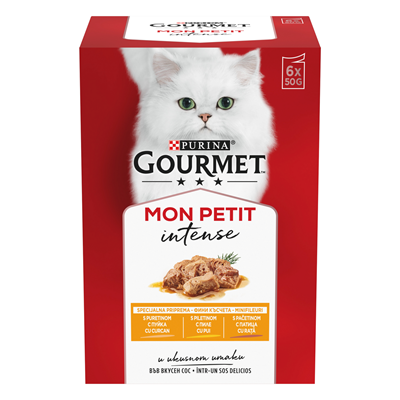 GOURMET Mon Petit Hrana Umeda pentru Pisici cu Pui 6 X50 g [1]
