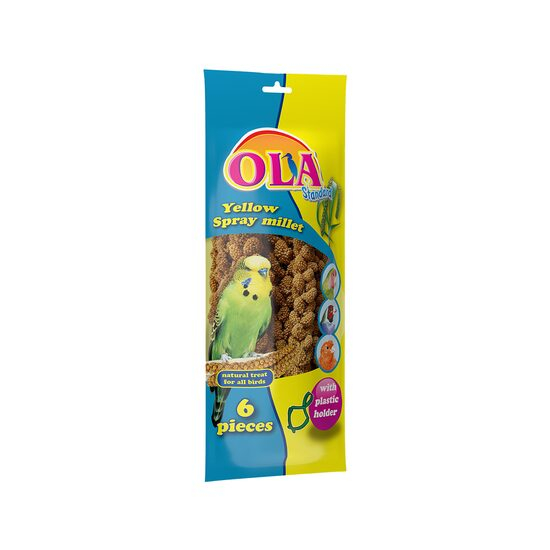 HRANA COMPLEMENTARA PENTRU PASARI EXOTICE OLA SPICE DE MEI GALBEN 140G (6BUC/PUNGA) [1]