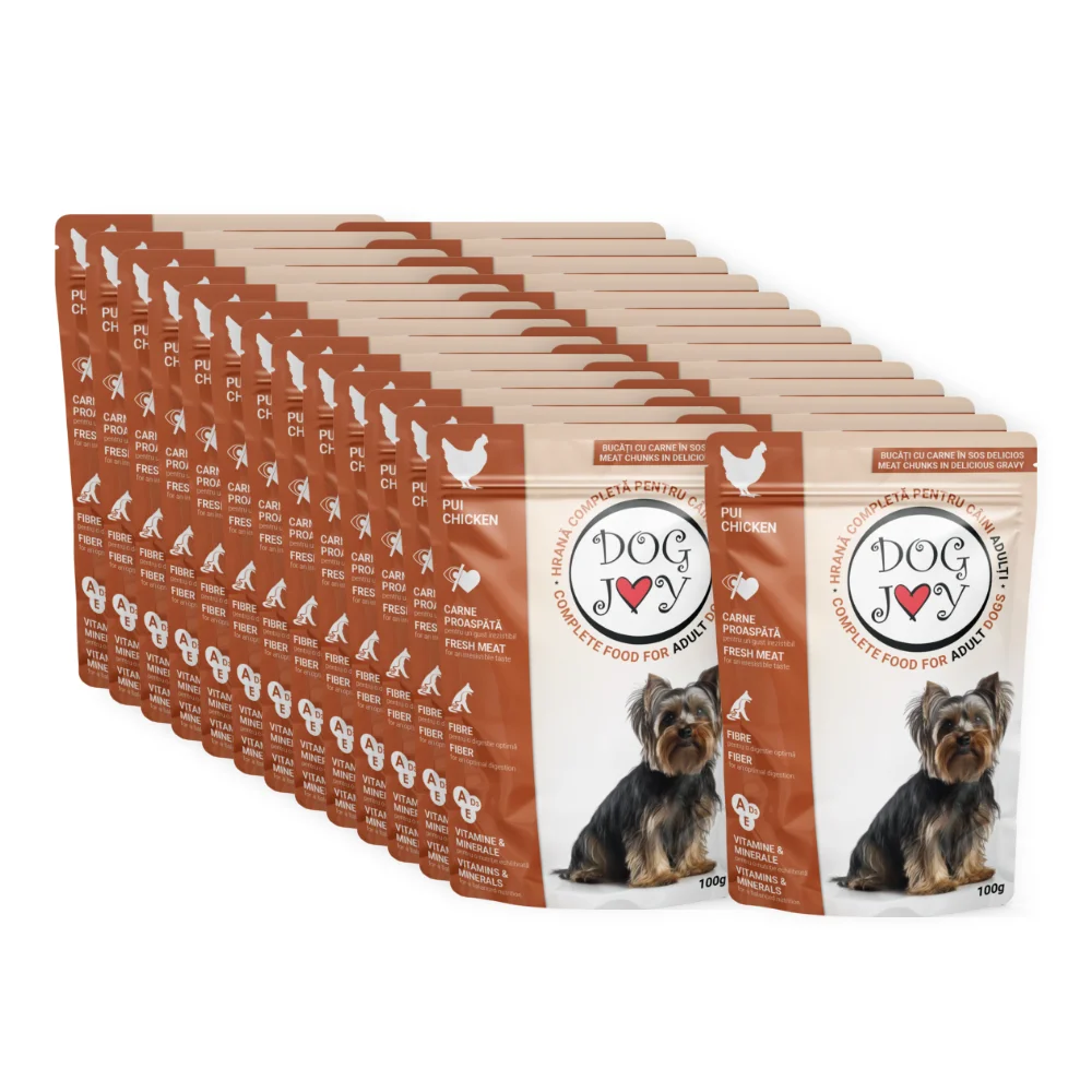 Hrana Umeda Caini DOG JOY Adult Pui in Sos 100g [2]