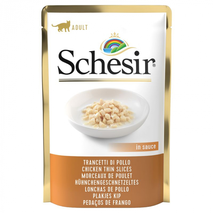 Hrana umeda pentru pisici Schesir pui in sos [1]