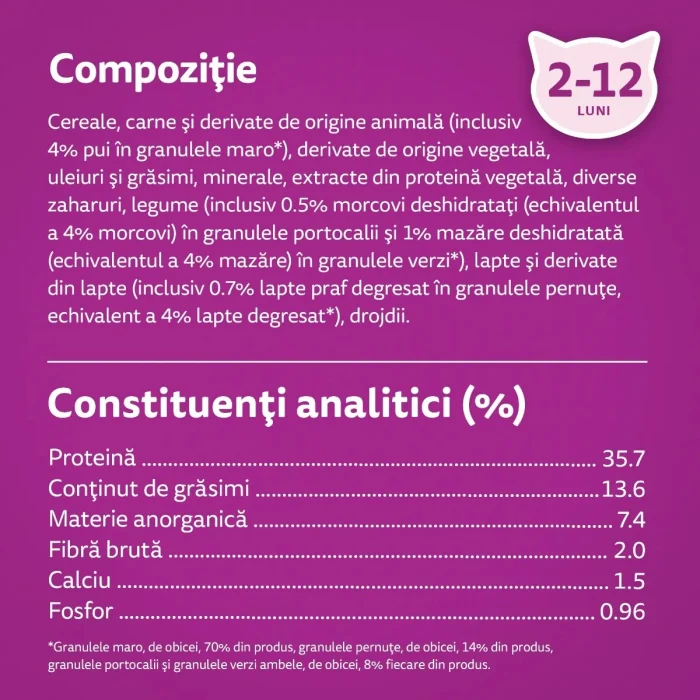 Hrana Uscata Pisici WHISKAS Kitten Pui 300g - Copie [3]