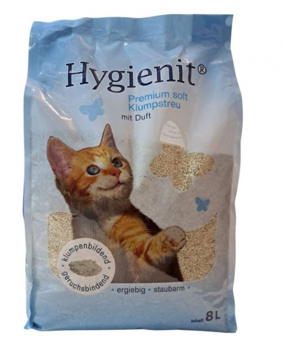 Hygienit Asternut Parfumat Premium Soft Pentru Pisici 8L [1]