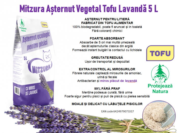 Mitzura Asternut Vegetal Tofu Lavanda 5 L [2]