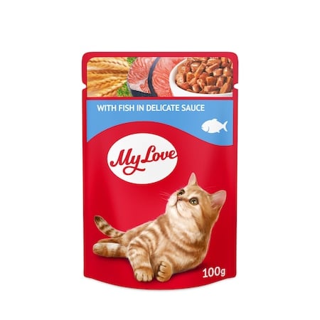 My Love Plic Pisica Peste In Sos Delicat 100gr [1]
