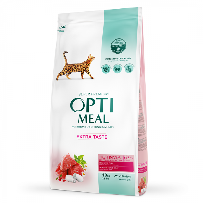 Optimeal Hrana uscata pisici adulte - cu Vita, 10kg [1]