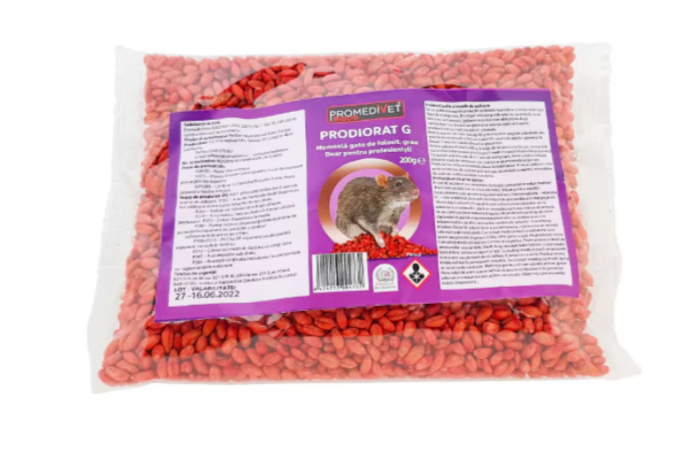 Otrava soareci si sobolani, Raticid Promedivet PRODIORAT G - 200gr [2]