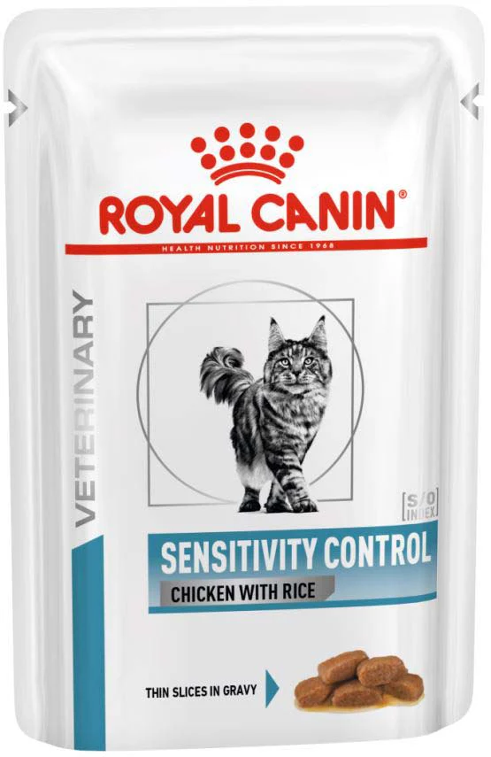 Royal Canin Sensitivity Control Plic hrană umedă pt pisici, Pui şi Orez 85g [1]