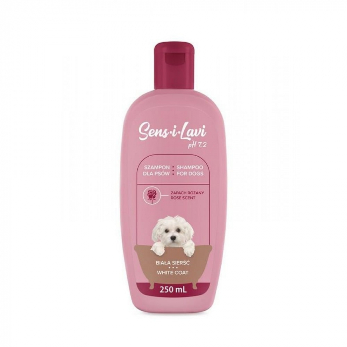 Sampon pentru caini Sens-I-Lavi, blana alba, 250 ml [1]