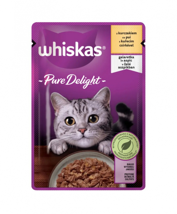 Whiskas plic  Pure Delight cu Pui [1]