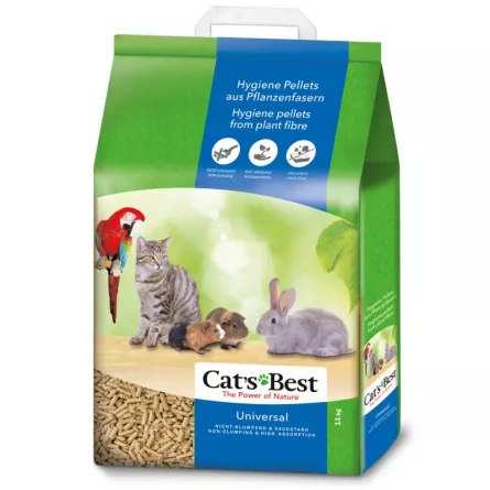 Nisip & Aşternut Igienic - Aşternut vegetal pentru pisici Cat's Best universal strawberry 10 l