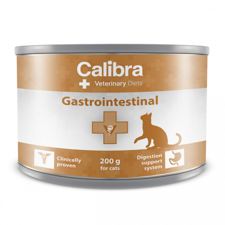 Diete veterinare Pisici - Calibra VD Cat Can Gastrointestinal 200 g New