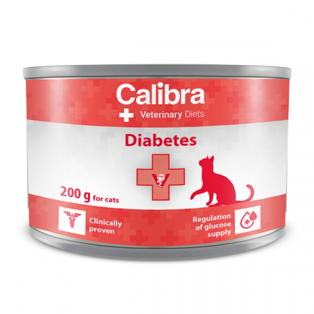 Diete veterinare Pisici - Calibra VD Cat Can Diabetes 200 g