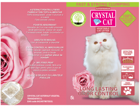 Crystal Cat Asternut Vegetal Trandafir 5 L [1]