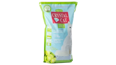 Nisip & Aşternut Igienic - Crystal Cat nisip silicatic mar verde 3.8 l