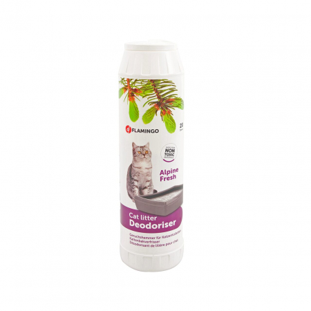 Nisip & Aşternut Igienic - DEODORANT LITIERA PENTRU PISICI ALPINE FRESH FLAMINGO 750G